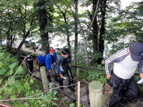 みだしま駐車場にて